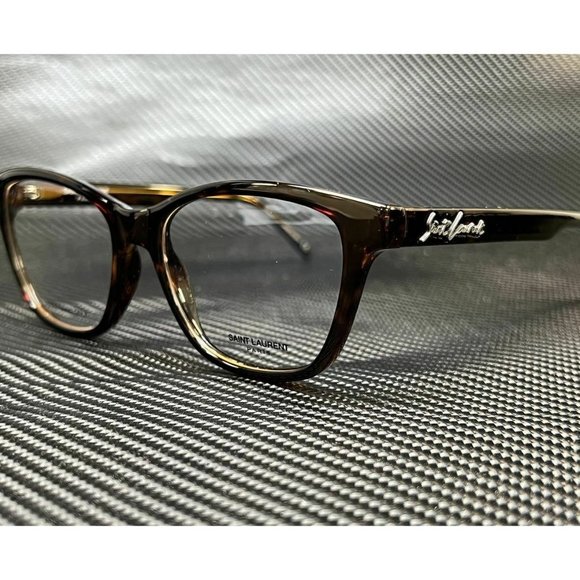 Saint Laurent Havana Cat Eye Women's Sunglasses - Picture 1 of 4